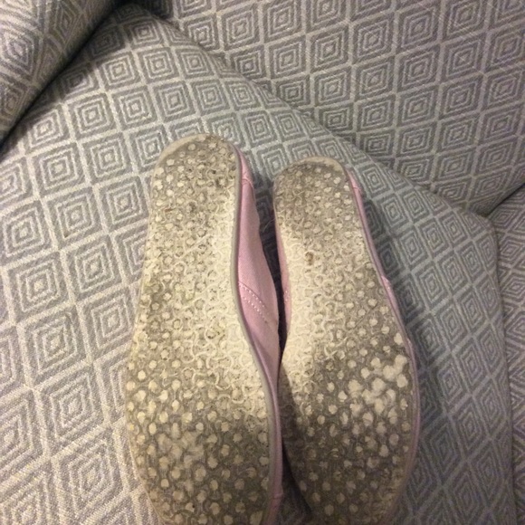 Toms Ballet Pink Flats 7.5 - Picture 6 of 6